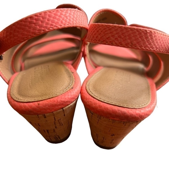 Aerosoles Appreciate Women's Wedge Sandal Coral Snake 9.5M - Picture 4 of 8